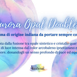 Orecchini donna ciondoli gemme pendenti, argento 925, cristallo opale e quarzo. Idea regalo unica e speciale per lei. Gioielli arcobaleno